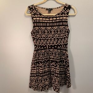 Aztec printed dress